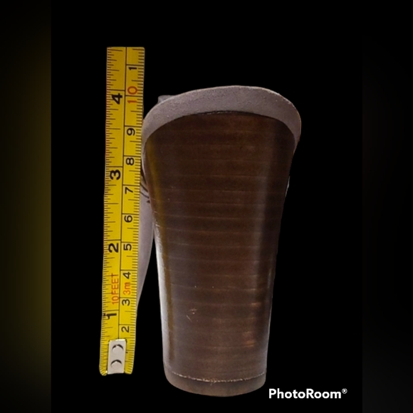 DIBA NEW Gray Suede Ankle Boots/Booties Peep Toe & Heel Size 9 - Picture 4 of 5